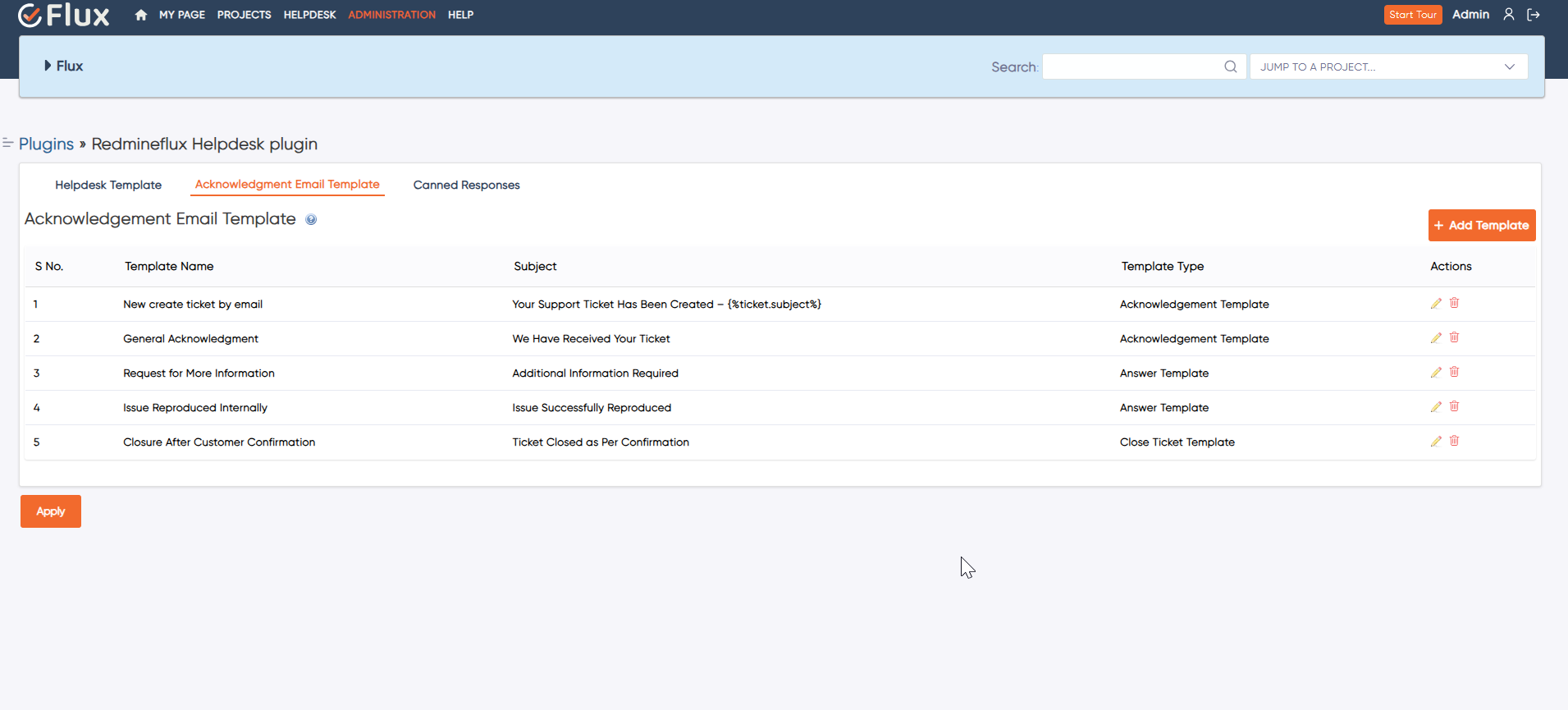redmineflux helpdesk plugin email template