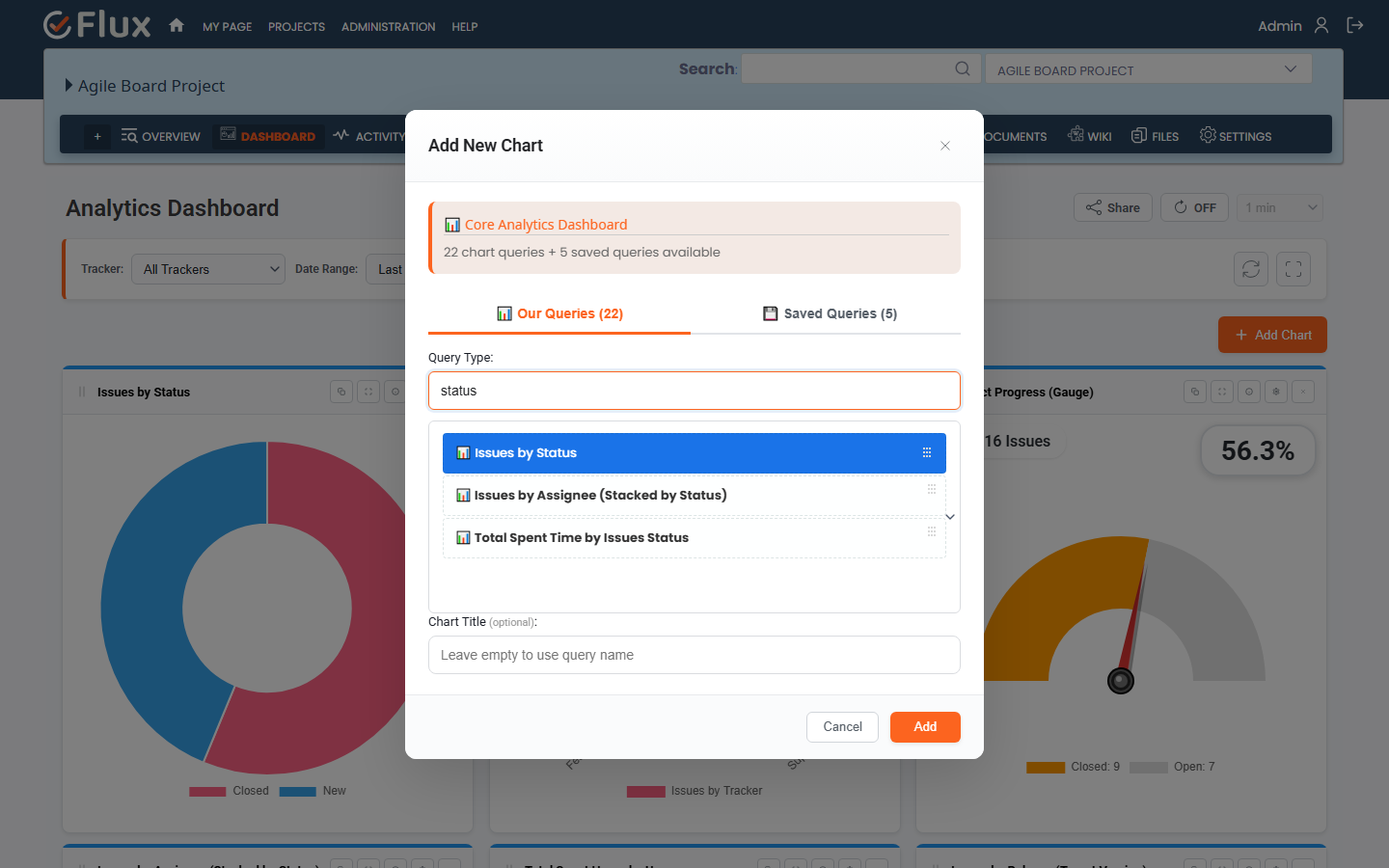 add chart search