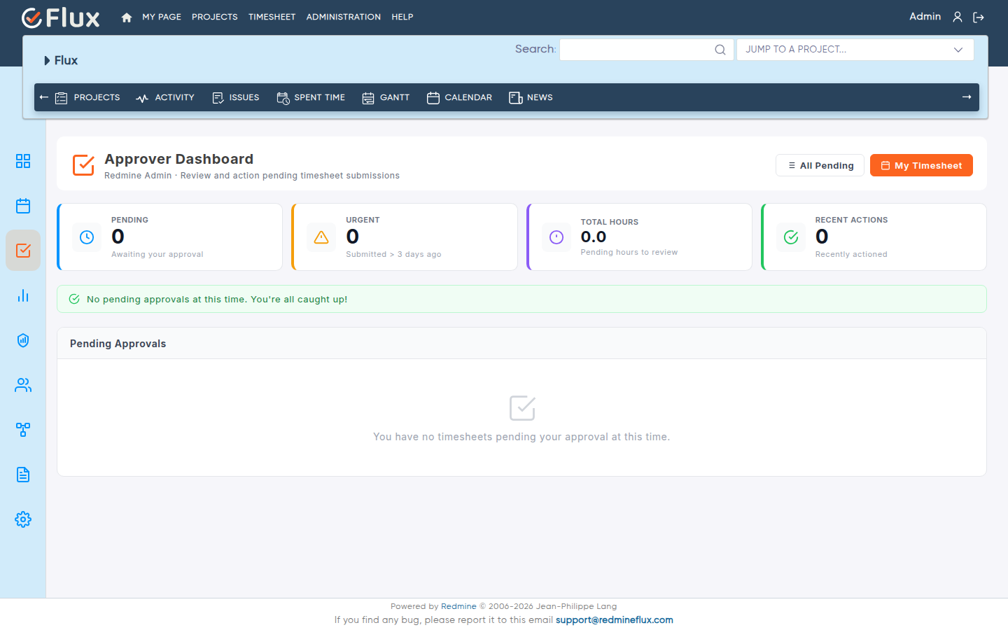 approval dashboard