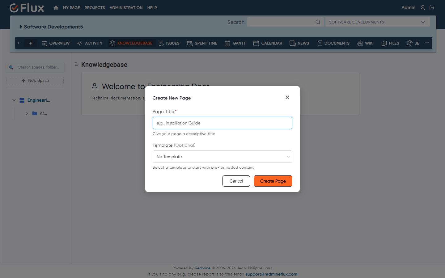 23 new page modal new page modal