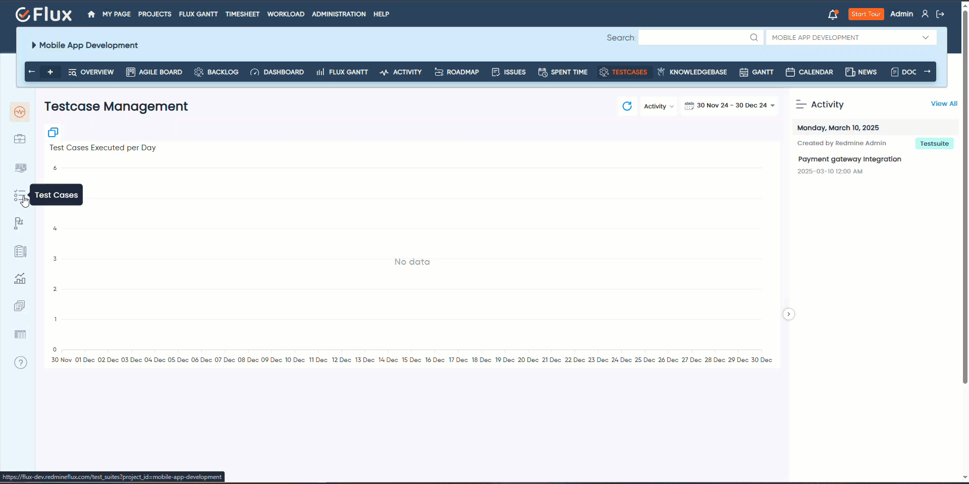 testcase add sub testSuite