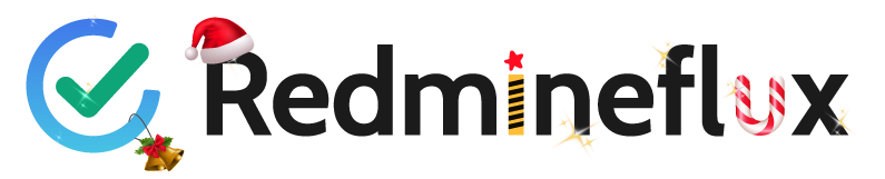 redmineflux christmas logo