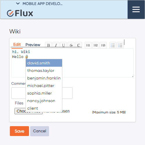 Mentions Plugin in Action