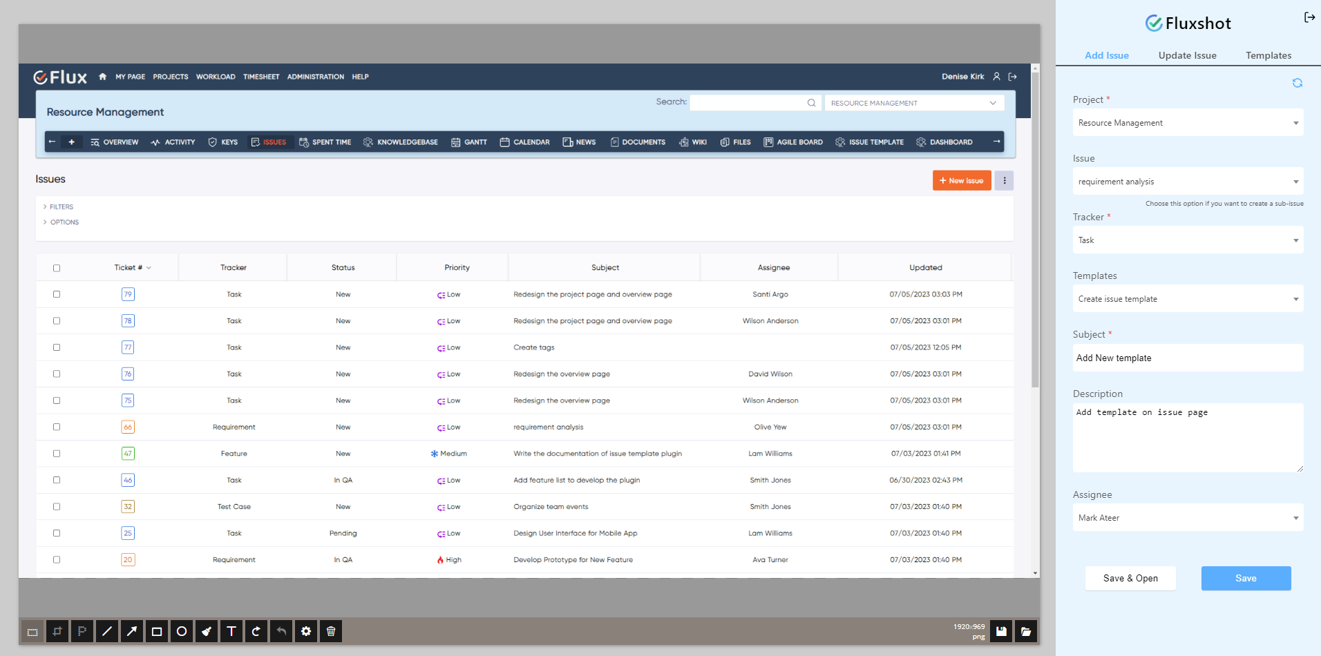 Fluxshot Chrome Extension