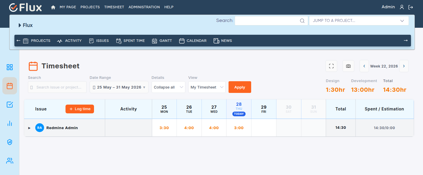Timesheet Dashboard