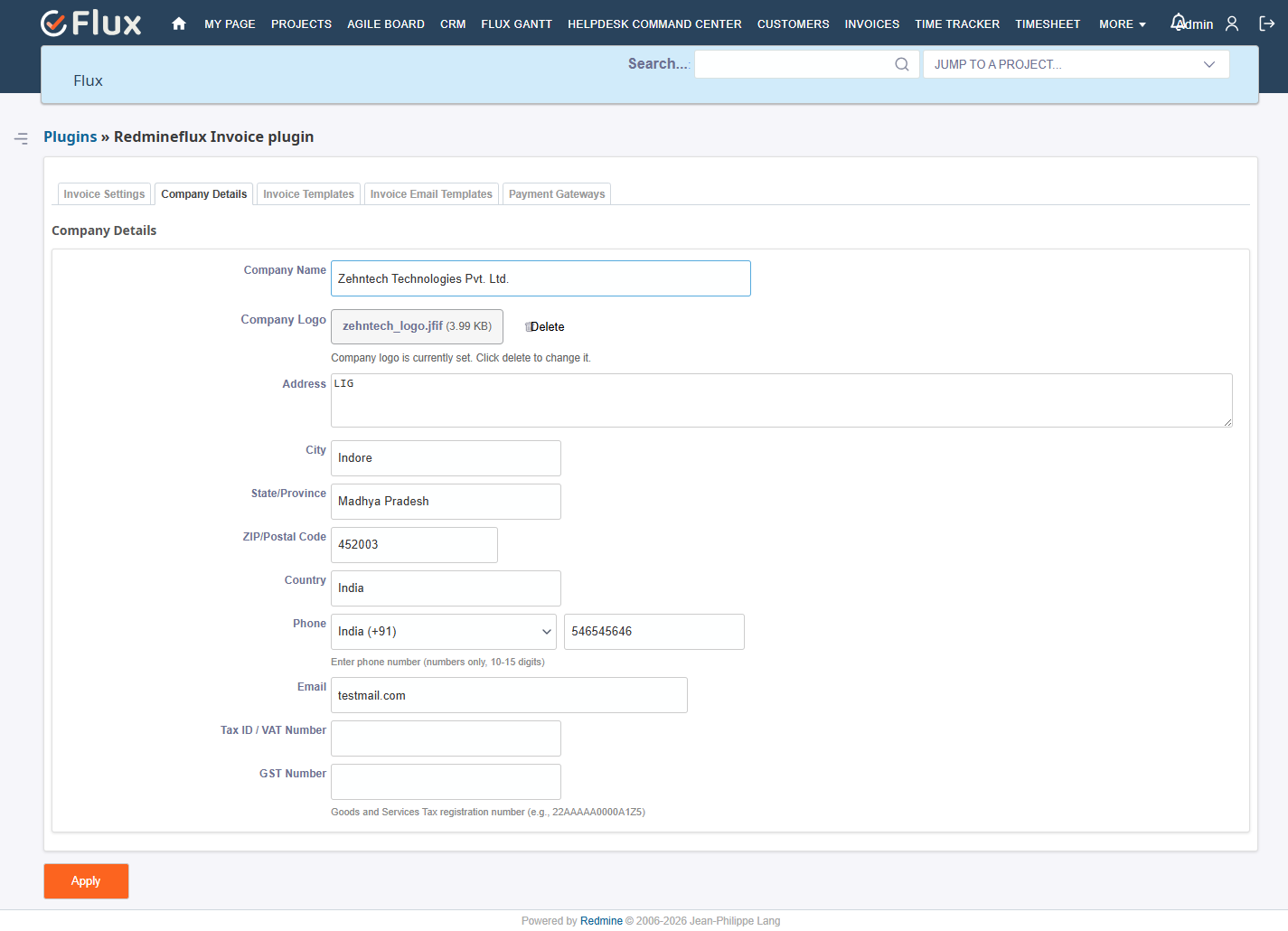 config company details