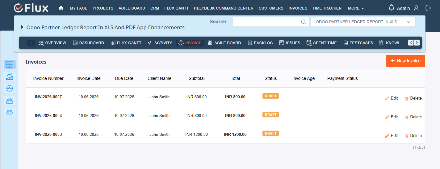 Invoice Dashboard