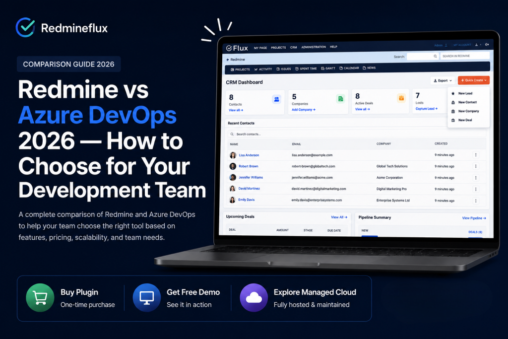 Redmine vs Azure DevOps 2026 — How to Choose for Your Development Team