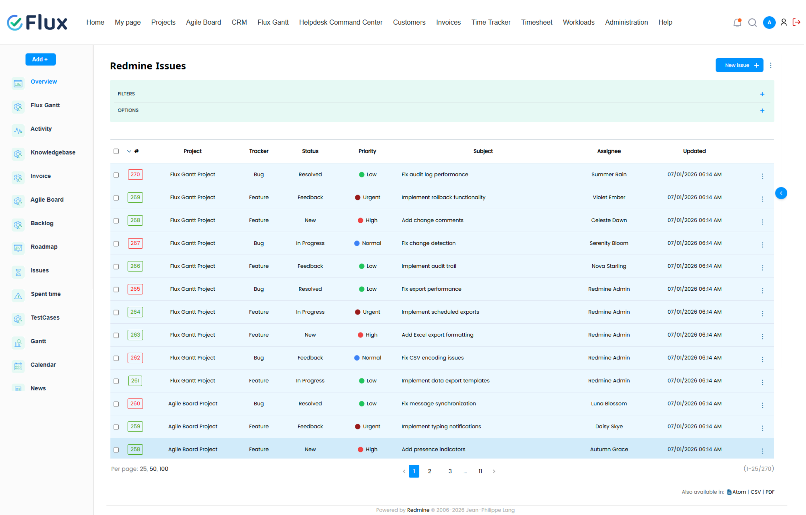 Daisy theme - issue list view, scan at speed