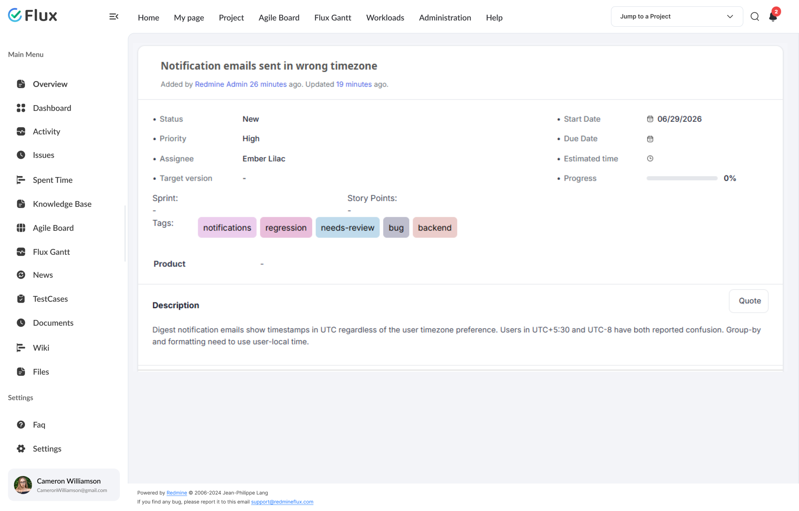tag input on issue form with autocomplete library